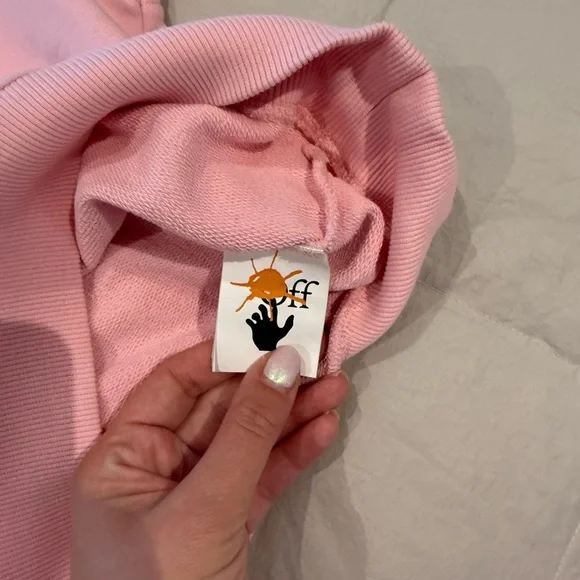 Off-White Pink and Black Crewneck Sweater - Picture 2 of 6